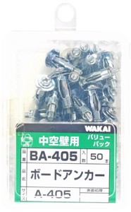 WAKAI(若井産業) (VP)ボードアンカー A-405(50) BA405 1パック:50本入