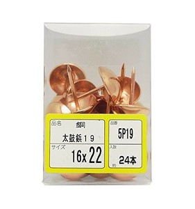 WAKAI(若井産業) 5P-19 銅太鼓 19 16X22 5P19 1パック:18本入