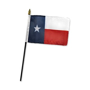 【フラッグ】4x6 inch スティック フラッグ TEXAS FI-F-DF-TEXAS