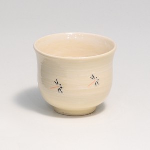 Shigaraki ware Japanese Tea Cup Dragonfly