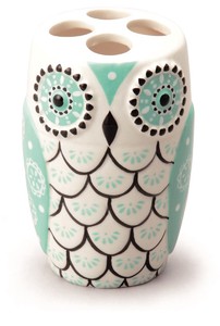 Rest Owl Toothbrush Stand Blue
