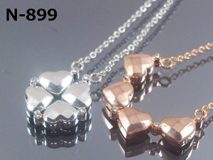 Cubic Zirconia Necklace/Pendant Necklace Clover Ladies' Crystal 2-way