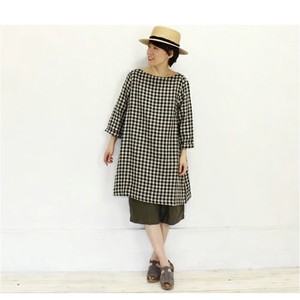 Casual Dress One-piece Dress Ladies' Checkered