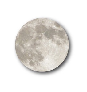 惑星缶バッジ CBWS-02 月 Moon ムーン（32mm））