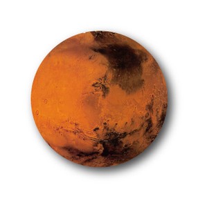 惑星缶バッジ CBWS-06 火星 Mars マーズ（32mm）