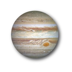 惑星缶バッジ CBWS-07 木星 Jupiter ジュピター（32mm）
