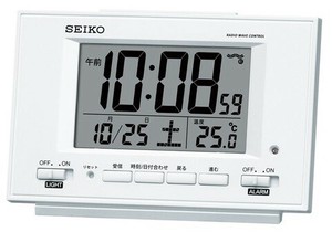 新品 セイコー電波目覚まし時計 SQ778W