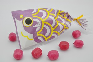 【こどもの日・端午の節句】　プチ京鯉のぼり　紫（ブルーベリー）