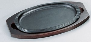 SAステーキ皿　小判型