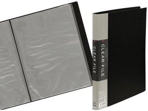 A4 Plastic Folder 40 Black