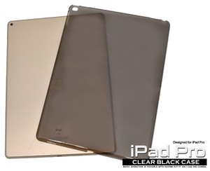 ＜タブレット用品＞シンプルデザイン！ iPad Pro12.9インチ(2015年モデル)用クリアブラックケース