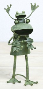 カエル肩車【ブリキ/カエル/蛙】