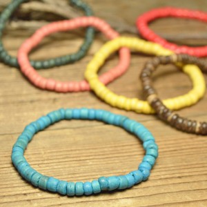Coconut Beads Color Bracelet 6 Colors Pop