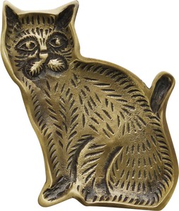 Brass Tray Cat
