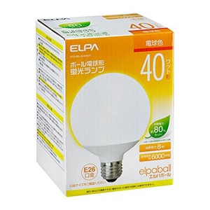 ELPA 電球形蛍光灯G形 40W形 EFG10EL/8-G042H