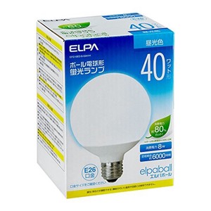 ELPA 電球形蛍光灯G形 40W形 EFG10ED/8-G041H