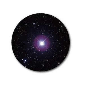 惑星缶バッジ  CBWS-24 北極星 Polaris ポラリス （76mm）