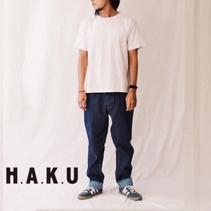 【日本製】ナローテーパードジーンズ H.A.K.U/HK0008