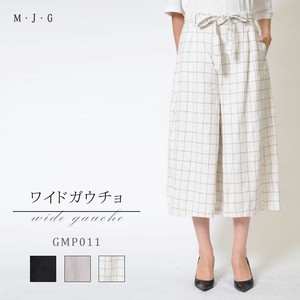 【再値下げ・SALE】リネン素材スカーチョ M･J･G/GMP011