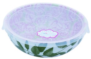 【バラ雑貨】ローズライフシリーズ タッパー皿 ピンク RLD16-PK