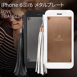 【iPhone6s/6 ケース】 手帳型  Love Triangle（ラブトライアングル)