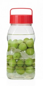 日本製 貯蔵壜 梅酒 ペット型ノッポさん 2l