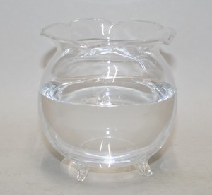 硝子　ミニ　金魚　鉢　透明
