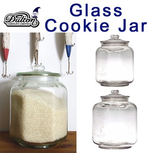 GLASS COOKIE JAR