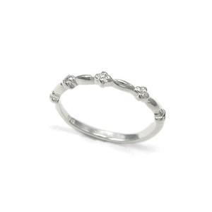 Silver-Based Cubic Zirconia Ring sliver Rings