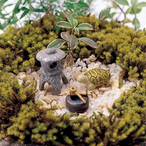 Mini Mini Animal Set Tea Animal Garden Mascot Interior