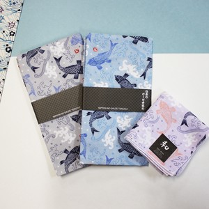 Gauze Handkerchief Japanese Pattern Made in Japan