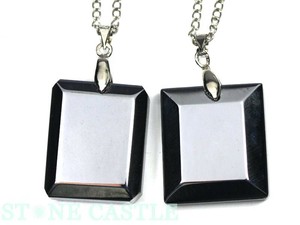 ☆高品質☆【天然石ペンダントトップ】テラヘルツ鉱石 スクエアカット (約20x25mm) 【天然石】