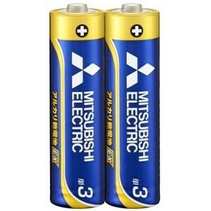 三菱 アルカリ（EXDタイプ）単3 2本パック LR6EXD/2S　11/8予定
