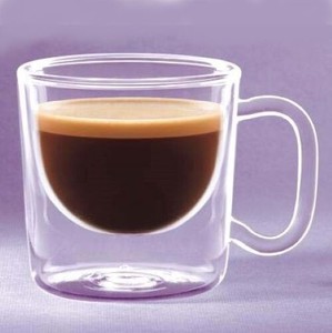 Cup Design SINGLE Coffee Heat Resistant Glass