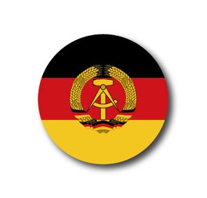 国旗缶バッジNO. CBFG-067　EAST GERMANY（東ドイツ）