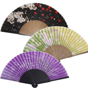 Silk Folding Fan Japanese Craft