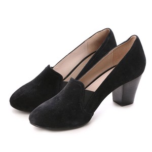 Genuine Leather Pumps Sheep Leather Suede Casual Round Pumps