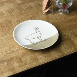 Mino ware Main Plate Alpaca Miyama 13cm Made in Japan