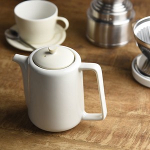 bico Stand Tea Pot type Vanilla White MINO Ware