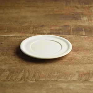 Miyama bico 12cm Mini Plate Saucer Vanilla White MINO Ware