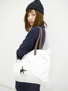 Tote Bag Canvas Leather