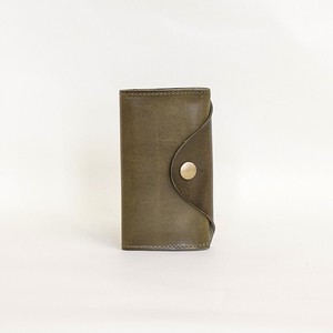 Business Card Holder Card Case Business Made in Japan Leather Olive