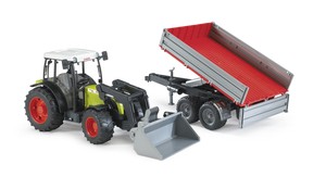 【bruder】PRO SERIES Claas Nectis267 Fトラクター&Tippingトレーラー