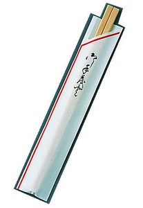割箸袋入　赤線　白樺元禄　20．5cm