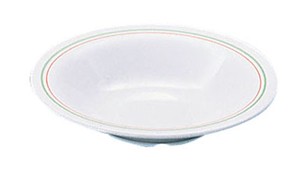 メラミン「オリーブ」　スープ皿19cm