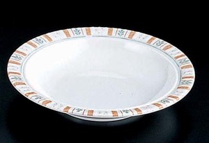 メラミン「バジル」　19cmスープ皿