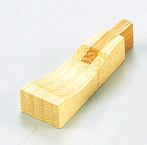 木製箸置　扇（合板）