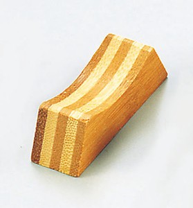 木製箸置　末広（合板）