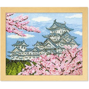 刺しゅうキット『春の姫路城』