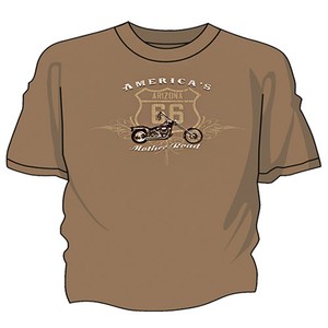 創業38周年 セール品【RT 66】Tシャツ RT 66 チョッパー 66-BC-SF9028-BS ブラウンサバンナ